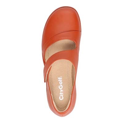 シティ ゴルフ City Golf    プラット製法のソフトカジュアルシューズ　GFL20144 RED･BROWN 23.0