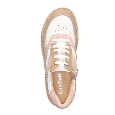 シティ ゴルフ City Golf  アウトステッチ製法のソフトカジュアルシューズ　GFL20147 BLACK/C 23.0