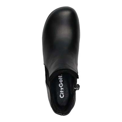 シティ ゴルフ City Golf 幅広4Eラスト サイドゴアブーツ GFL20149 BLACK 23.0