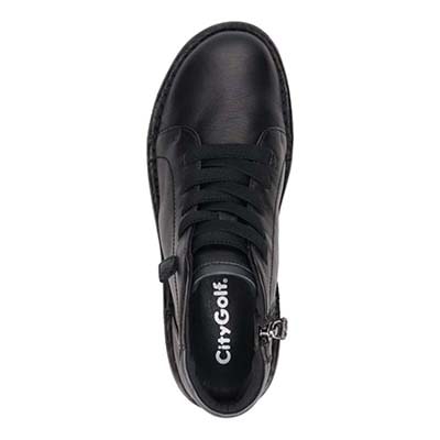 シティ ゴルフ City Golf  アウトステッチ製法 4Eラストソフトカジュアルシューズ　GFL20151 BLACK 23.0