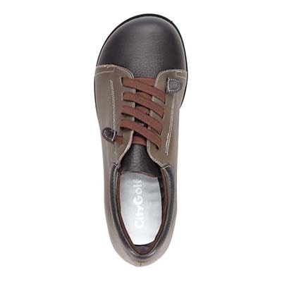 【防滑ソール】シティ ゴルフ City Golf  幅広５Eラストのレースアップカジュアルシューズ　GFL5301H GRAY/C 23.0