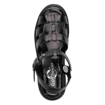 シティゴルフ 幅広グラディエーターサンダルプレミアム　GFL6301V BLACK 23.0