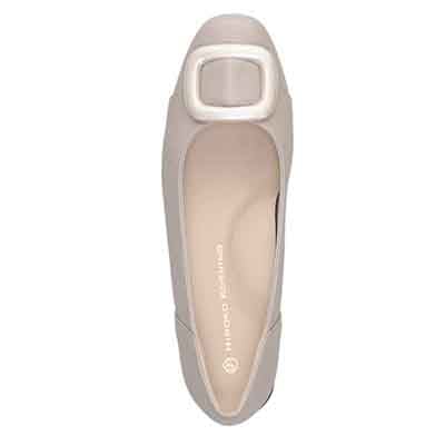 HIROKO KOSHINO    ローヒール・パンプス　HKL7521 L-GRAY 23.0