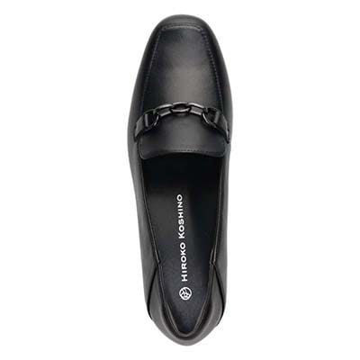 HIROKO KOSHINO  モールドソール・モカパンプス   HKL7524 BLACK 23.0