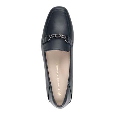 HIROKO KOSHINO  モールドソール・モカパンプス   HKL7524 NAVY 23.0