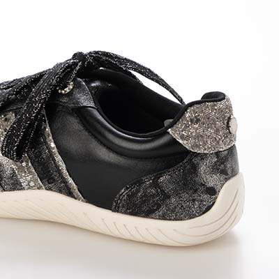 HIROKO KOSHINO レースアップスニーカー　HKL9000 BLACK 23.0