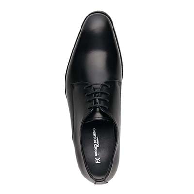 HIROKO KOSHINO HOMME  メンズ エレガント 外羽根プレーントゥ ドレスシューズ　HR5003 BLACK 25.0