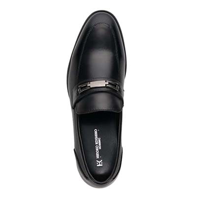 HIROKO KOSHINO HOMME  メンズ エレガント ビット付きローファー　HR5007 BLACK 25.0