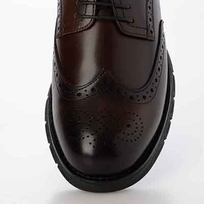HIROKO KOSHINO HOMME  メンズ 外羽根ウイングチップドレスシューズ　HR5013 BROWN 25.0