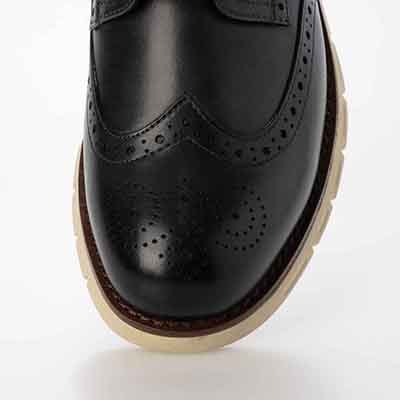 HIROKO KOSHINO HOMME  メンズ 外羽根ウイングチップドレスシューズ　HR5013 BROWN 25.0