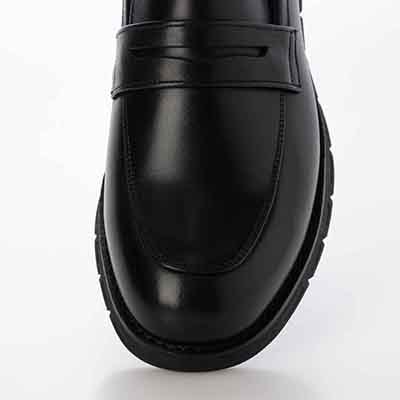 HIROKO KOSHINO HOMME  メンズ スリッポンドレスシューズ　HR5014 BLACK 25.0