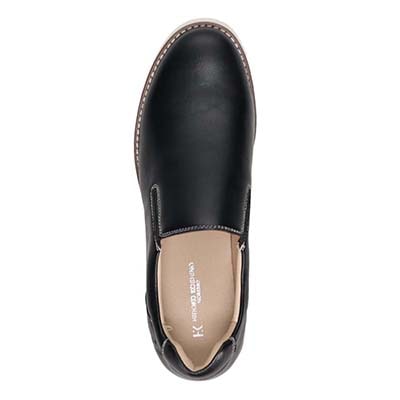 HIROKO KOSHINO HOMME  メンズ こがし系の素材を採用したカジュアルスリッポンスニーカー　HR5907 BLACK 25.0