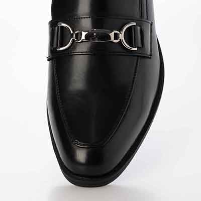 HIROKO KOSHINO HOMME  メンズ COVEROSS Bee ビット付きスリッポンドレスシューズ　HR7015 BLACK 25.0