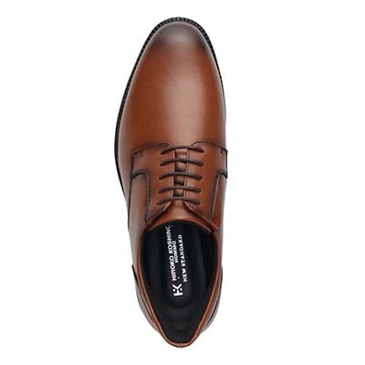 HIROKO KOSHINO HOMME  メンズ　外羽根プレーントゥビジネスシューズ　HR7302 BROWN 25.0
