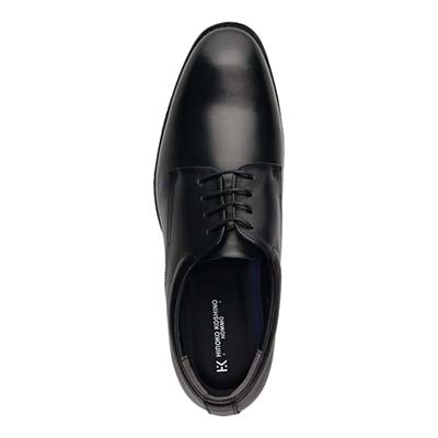 【大きいサイズ】HIROKO KOSHINO HOMME  メンズ 外羽根プレーントゥビジネスシューズ HR5009 BLACK 28.0