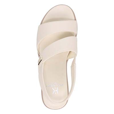 HIROKO KOSHINO FEMME 屈曲性のある6cmウェッッジソールサンダル　HRL5000 IVORY M　(23.0～23.5)