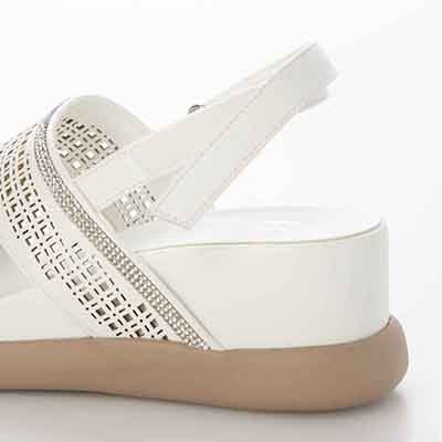 HIROKO KOSHINO FEMME ウェッジサンダル　HRL5010 IVORY M　(23.0～23.5)