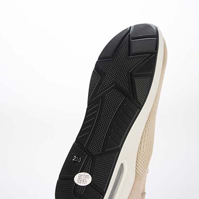 HIROKO KOSHINO FEMMEシンプルニットのスリッポンスニーカー HRL9000 BEIGE 23.0