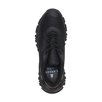 ランバンオンブルー LANVIN en Bleu  トレイルランニングスニーカー　LB1007 BLACK 25.0