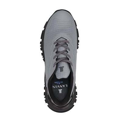 ランバンオンブルー LANVIN en Bleu  トレイルランニングスニーカー　LB1007 GRAY 25.0