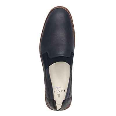 ランバンオンブルー LANVIN en Bleu 「Recovery Shiatsu Insole」搭載で指圧効果により血行をよくする。LANVIN en Bleu　ローファースリップオンシューズ  LB1015XR NAVY 25.0