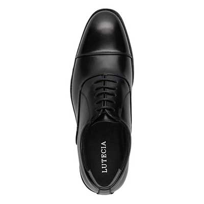 【超軽量】ルーテシア LUTECIA 内羽根ストレートチップ・ビジネスシューズ　LU7818 BLACK 25.0