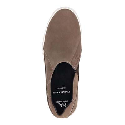 【GORE-TEX】マドラス madras 特許 リカバリーメタインソール搭載シューズ  スリッポンカジュアルシューズ　M510AGMT GRAY-NUBUK 25.0