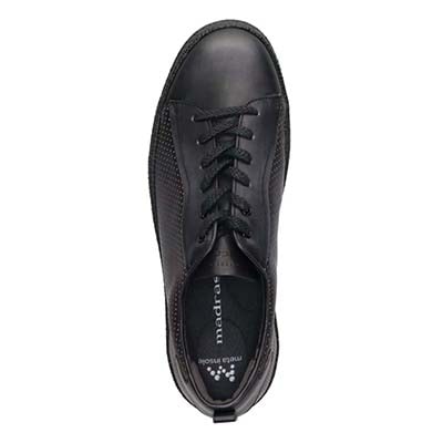 マドラス madras 特許 リカバリーメタインソール搭載シューズ  カジュアルレザースニーカー　M516MT BLACK 25.0