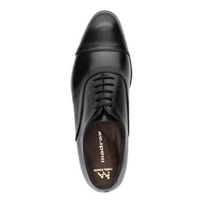 マドラス madras 特許 リカバリーメタインソール搭載  内羽根ストレートチップビジネスシューズ  M521MT BLACK 25.0