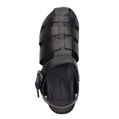 マドラス madras 特許 リカバリーメタインソール搭載シューズ メンズ グルカサンダル　M534MT BLACK M(25.5~26.0cm)