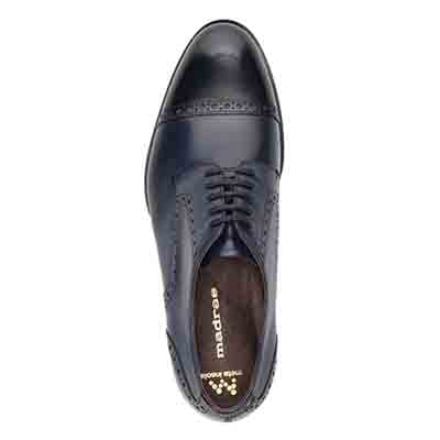 マドラス madras 特許 リカバリーメタインソール搭載シューズ  高雅で優美なプレステージライン 外羽根ストレートチップ・ビジネスシューズ　M551MT NAVY/BLUE 25.0