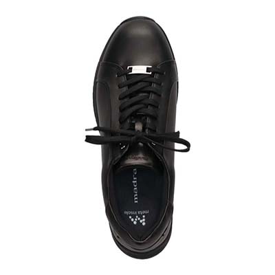 マドラス madras 特許 リカバリーメタインソール搭載シューズ  メンズカジュアルレザースニーカー　M561MT　ユニセックスサイズ展開 BLACK 25.0