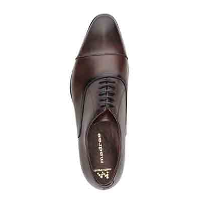 マドラス madras 特許 リカバリーメタインソール搭載シューズ  秀逸さ光る、エントリーモデル　内羽根ストレートチップ・ビジネスシューズ　M600MT D-BROWN 25.0