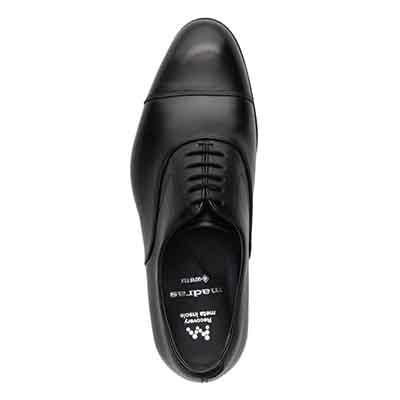 【GORE-TEX】マドラス madras 特許 Recovery meta insole搭載シューズ　ゴアテックス 内羽根ストレートチップドレスシューズ　M7104GMT BLACK 25.0