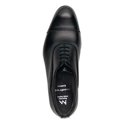 【GORE-TEX】マドラス madras 特許 リカバリーメタインソール搭載シューズ 内羽根ストレートチップドレスシューズ　M710GMT BLACK 25.0
