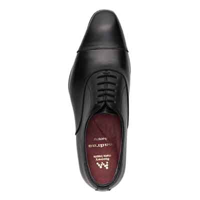 【GORE-TEX】マドラス madras 特許 Recovery meta insole搭載シューズ 防水スムースレザー レースアップビジネスシューズ  M715GMT BLACK 25.0