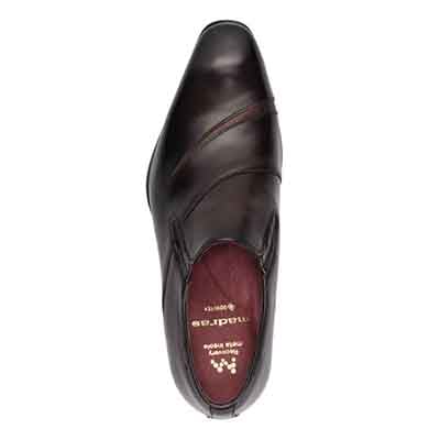 【GORE-TEX】マドラス madras 特許 Recovery meta insole搭載シューズ　ゴアテックス スリッポンドレスシューズ　M717MT D-BROWN/BROWN 25.0