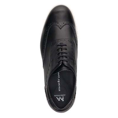 【ゴルフVer】マドラス madras 特許 リカバリーメタインソール搭載シューズ  4ｃｍ4時間防水 カジュアルレザーシューズ 　M8853MT NAVY/GRAY 25.0