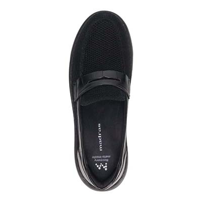 マドラス madras 特許 リカバリーメタインソール搭載シューズ メンズスリッポンニットスニーカー　M8888MT BLACK/BLACK 25.0