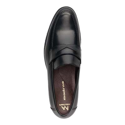 マドラス madras 特許 リカバリーメタインソール搭載シューズ  コインローファー　M913MT BLACK 25.0