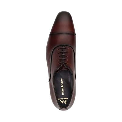マドラス madras 特許 リカバリーメタインソール搭載シューズ  イタリアンカーフ 内羽根ストレートチップドレスシューズ　M923MT D-BROWN 25.0