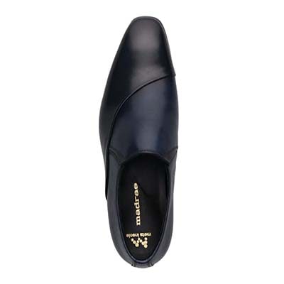 マドラス madras 特許 リカバリーメタインソール搭載シューズ  イタリアンカーフ スリッポンドレスシューズ　M925MT BLUE/NAVY 25.0