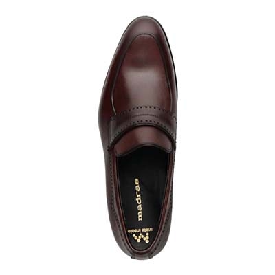 マドラス madras 特許 リカバリーメタインソール搭載シューズ  イタリアンカーフ ローファー　M935MT BROWN/DARKBROWN 25.0