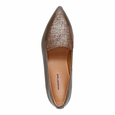 【バランス＋(プラス)シリーズ】madras　マドラス東京ファクトリー製 フィット感、バランス感を徹底的に追及した機能ローヒールパンプス　MAL1140 BROWN 23.0