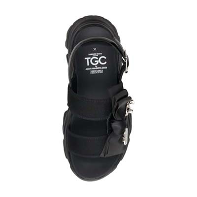 最旬トレンドで目立っちゃおう！マドラス madras TGC in あいち・なごや 2026 出演モデル着用シューズ　カジュアル厚底サンダル　MAL7584TGC BLACK 37（23.0cm～23.5cm）