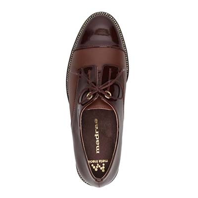 マドラス madras 特許 リカバリーメタインソール搭載 コンビネーション  レースアップシューズ　MAL9103MT BROWN 23.0