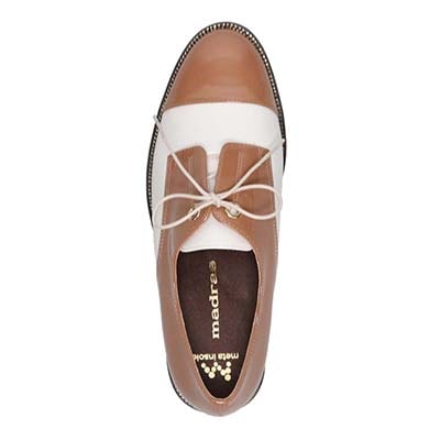 マドラス madras 特許 リカバリーメタインソール搭載 コンビネーション  レースアップシューズ　MAL9103MT L-Brown/Ivory 23.0