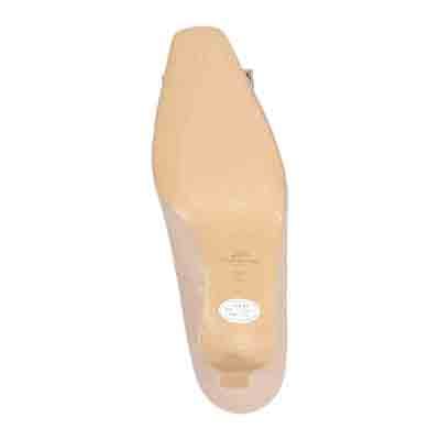 マドラス madras 特許 リカバリーメタインソール搭載 5.5ｃｍ ラグジュアリーなモチーフ付き ソフトなスクエアトゥパンプス MAL9106SMT BEIGE 23.0