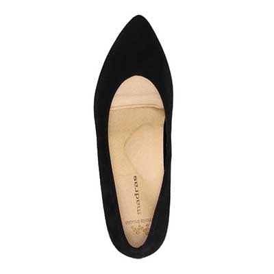 マドラス madras 特許 リカバリーメタインソール搭載  フォーマル 3.5cm  ローヒールパンプス MAL9107MT BLACK-SILKY 23.0