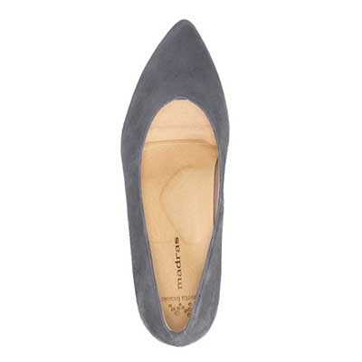 マドラス madras 特許 リカバリーメタインソール搭載  フォーマル 3.5cm  ローヒールパンプス MAL9107MT GRAY-SILKY 23.0